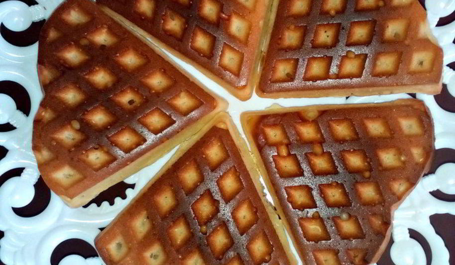 Рецепт дрожжевых вафель в духовке