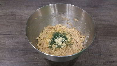 картофельные вафли с зеленью