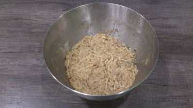 картофельные вафли с зеленью