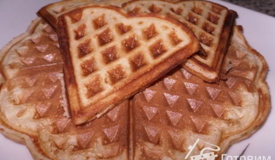 Рецепт мягеньких вафель