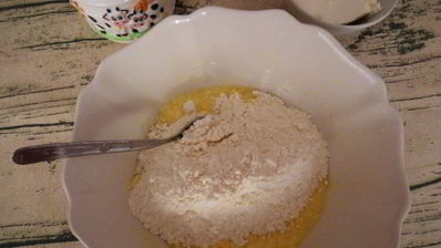 песочные вафли с творожным кремом