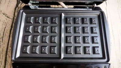 песочные вафли с творожным кремом