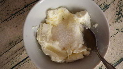 песочные вафли с творожным кремом