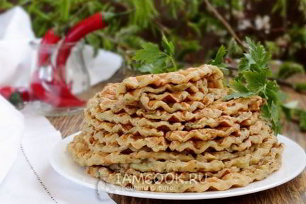 Постные вафли в электровафельнице