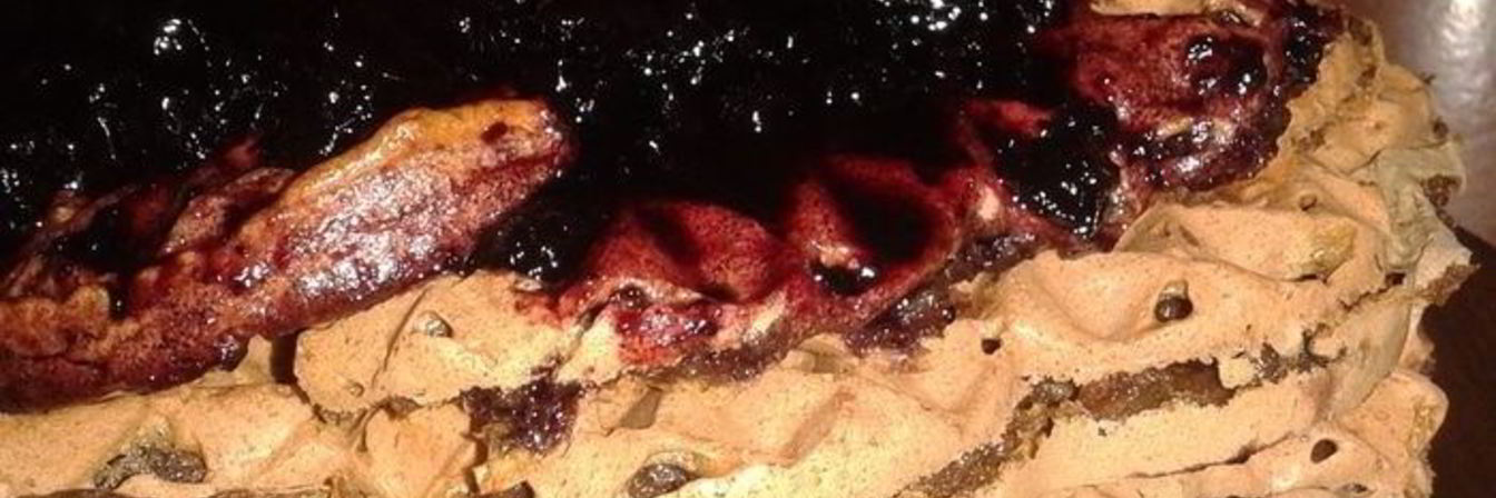 Пряные свекольные вафли