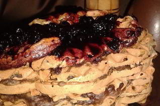 Пряные свекольные вафли