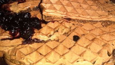 пряные свекольные вафли