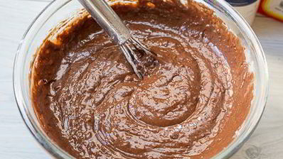 шоколадно-банановые вафли