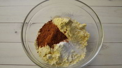 шоколадно-творожные вафли