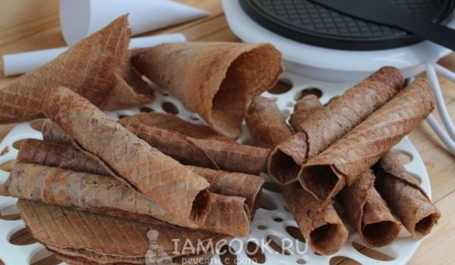 Рецепт шоколадных вафель