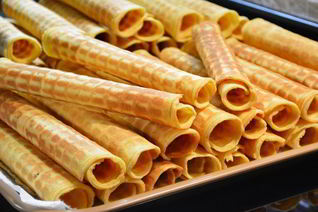 Тонкие вафли