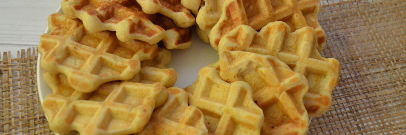 Творожные вафли с гречневой мукой