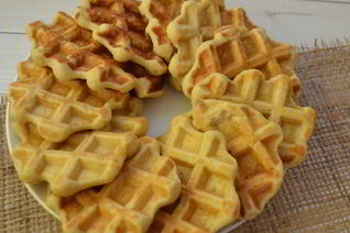 Творожные вафли с гречневой мукой