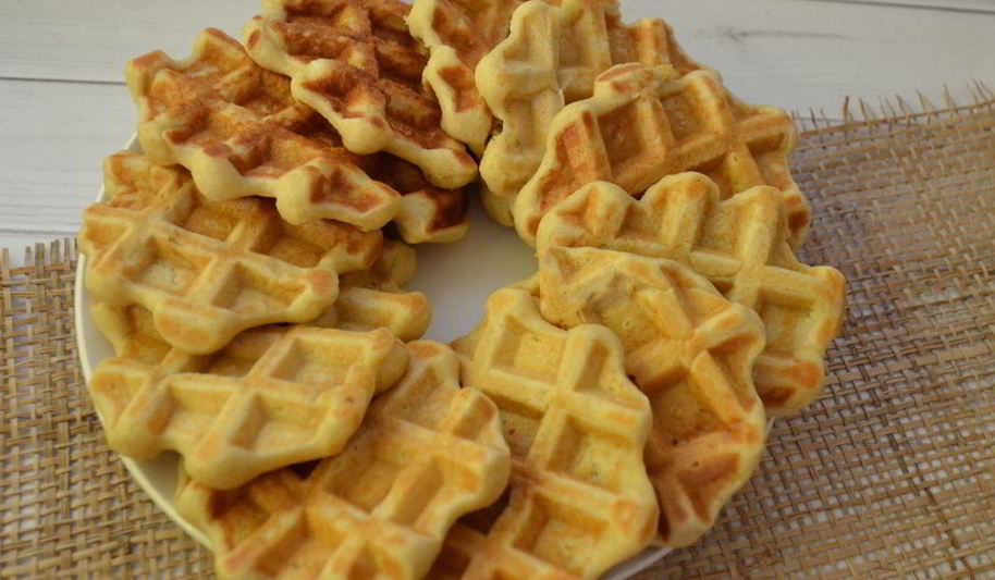 Рецепт творожных вафель с гречневой мукой
