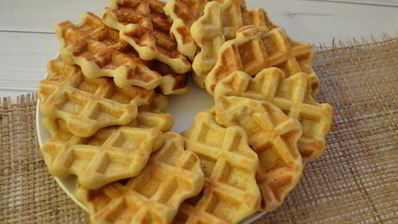 творожные вафли с гречневой мукой