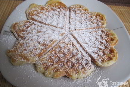 Творожные вафли