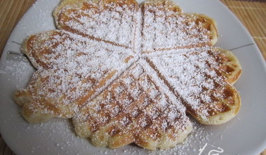 Рецепт творожных вафель