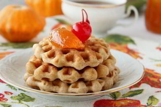 Тыквенные вафли