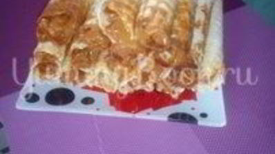 вафельные трубочки с кремом