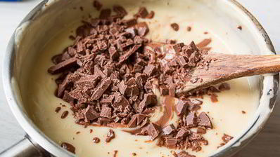 вафельные трубочки с заварным шоколадным кремом