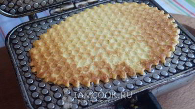 вафельные трубочки со сгущенкой