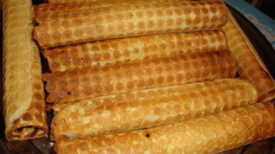 вафельные трубочки