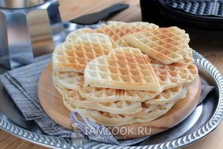 Вафли брюссельские дрожжевые