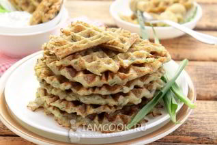 Вафли из картофеля с укропом