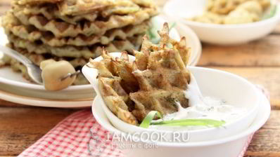 вафли из картофеля с укропом
