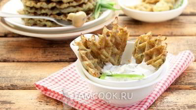вафли из картофеля с укропом