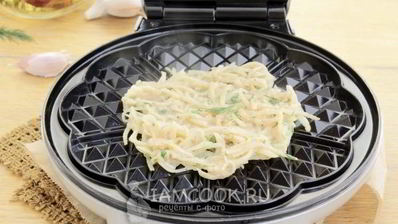 вафли из картофеля с укропом