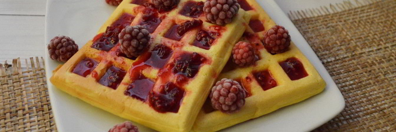 Вафли из кукурузной муки