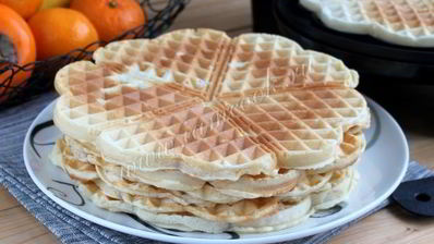 вафли льежские бездрожжевые