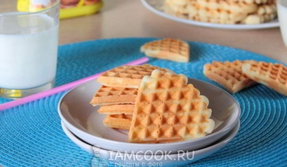 Рецепт вафель песочных