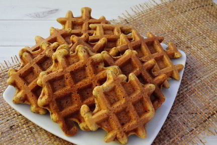 Вафли с шоколадом