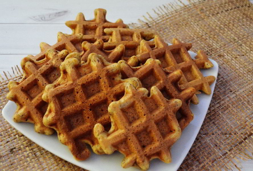 Вафли с шоколадом