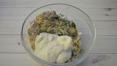 вафли с сыром и зеленью