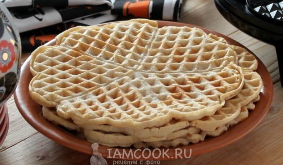 Рецепт вафель цельнозерновых