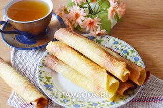 Вафли в электровафельнице хрустящие