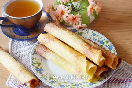 Вафли в электровафельнице хрустящие