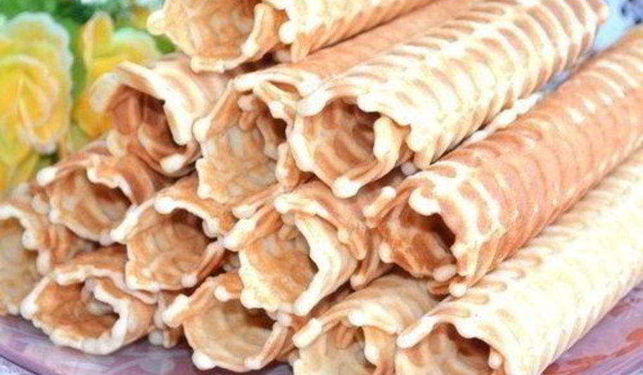 Рецепт ванильных хрустящих вафель