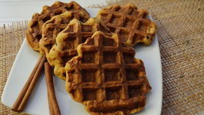 яблочные вафли