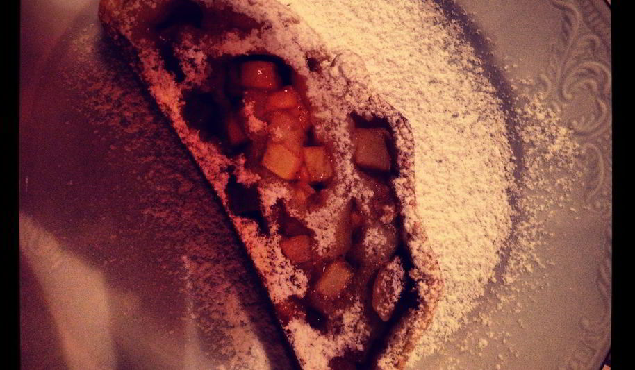 Рецепт яблочно-творожного рулет