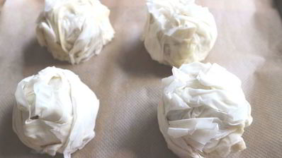 яблоки в тесте фило