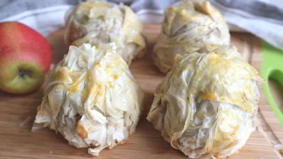 яблоки в тесте фило