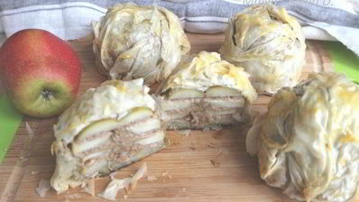 яблоки в тесте фило