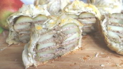 яблоки в тесте фило