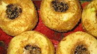 яблоки в тесте, запеченные в духовке