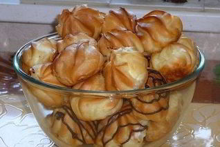 Домашние профитроли с заварным кремом