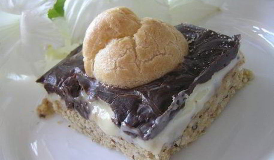 Рецепт ореховых пирожных с профитролями